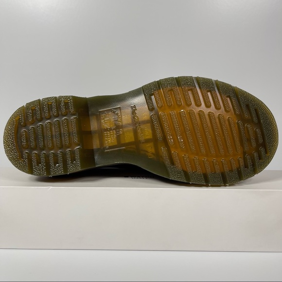 DOC 1460 WOMENS SMOOTH LEATHER LACE UP BOOTS SIZE 5 SLIP RESISTANT RED NEW - Picture 4 of 10